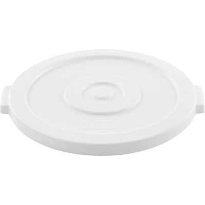 Global Industrial Plastic Trash Can Lid - 20 Gallon White