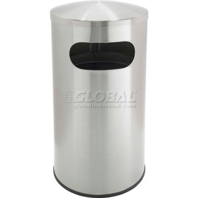 Stainless Steel Waste Container- Allure Dome Top - 780329