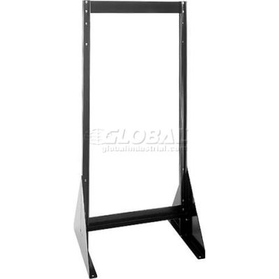 Quantum Doubled Sided Floor Stand QFS248 for Tip Out Bins - 48"H