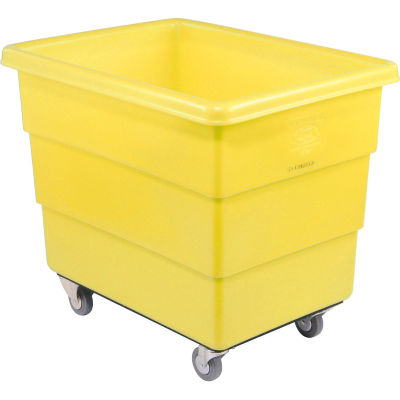 Dandux Yellow Plastic Box Truck 51126012Y-3S 12 Bushel Medium Duty