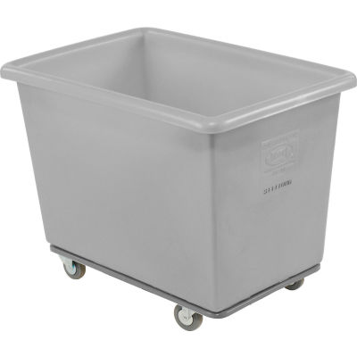 Dandux Gray Plastic Box Truck 51116006A-3S 6 Bushel Heavy Duty