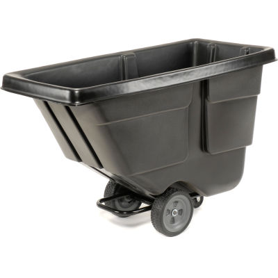 Rubbermaid® 9T17 Light Duty 1/2 Cu. Yd. Black Tilt Truck