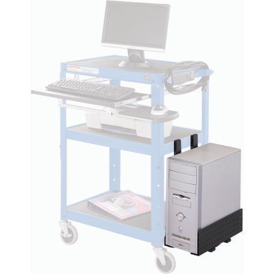 Global Industrial™ Adjustable Width CPU Holder for Adjustable Steel Workstation