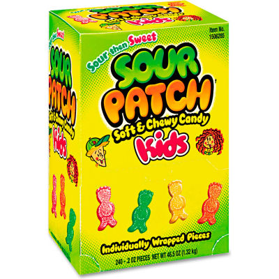 Cadbury Sour Patch Kids Chewy Candy, Assorted Flavors, 24 oz., 240/Box