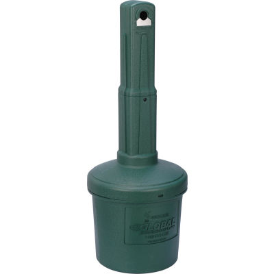 Global Industrial Outdoor Ashtray, 5 Gallon, Green
