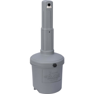 Global Industrial™ Gray Outdoor Ashtray - 5 Gallon
