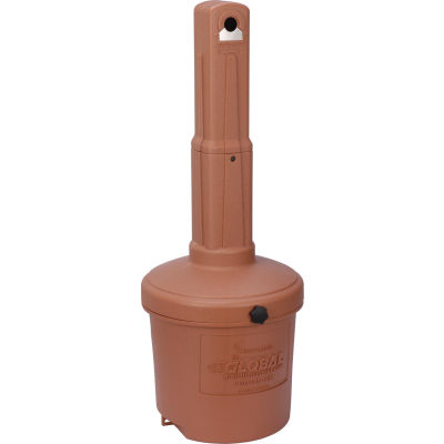Global Industrial Outdoor Ashtray, 5 Gallon, Terracotta
