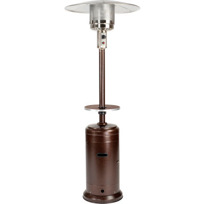 Hiland Patio Heater HLDS01-CGT Propane 48000 BTU With Steel Table Gold