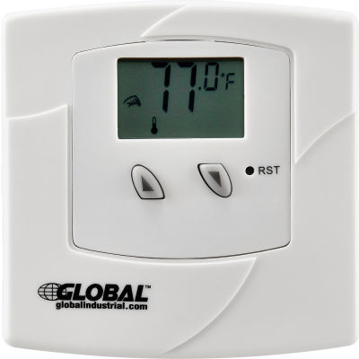 Global Industrial® Non-Programmable Thermostat 24V Heat or Cool Only
