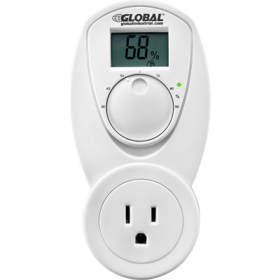 Global Industrial™ Plug In Humidifier Control 120V, 15A, Analog 30-90% Relative Humidity