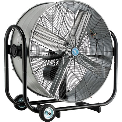CD® 36" Tilt Drum Blower Fan - Portable - Belt Drive - 10500 CFM - 1/3 HP