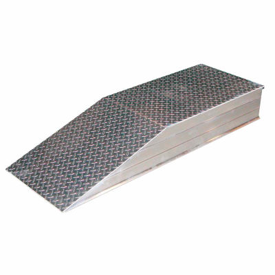 Aluminum Wheel Riser Ramp ATWR-18-10-60 - 60"L x 18"W x 10"H - 15,000 Lb. Cap.
