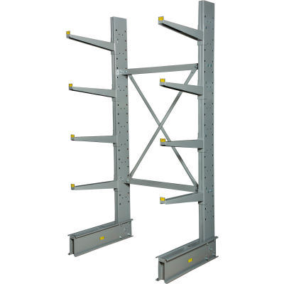 Global Industrial 1 Sided Cantilever Rack Starter 48"W x 38"D x 8'H 13300 Lb Cap