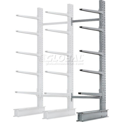 Global Industrial™ Single Sided Cantilever Rack Add-On, 72"Wx52"Dx120"H