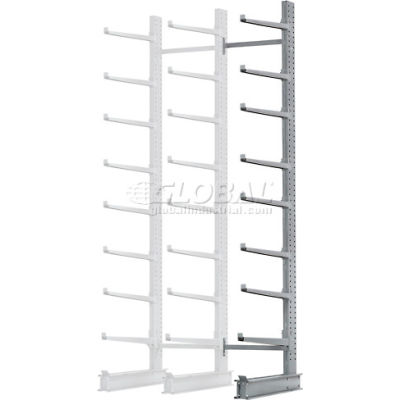 Cantilever Rack Single Add-On Unit Extra Heavy Duty, 72" W x 61" D x 12' H, 12500 Lbs Capacity