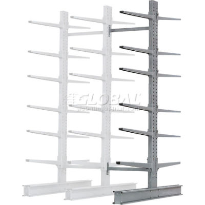 Cantilever Rack Double Add-On Unit Extra Heavy Duty, 72" W x 82" D x 10' H, 31600 Lbs. Capacity