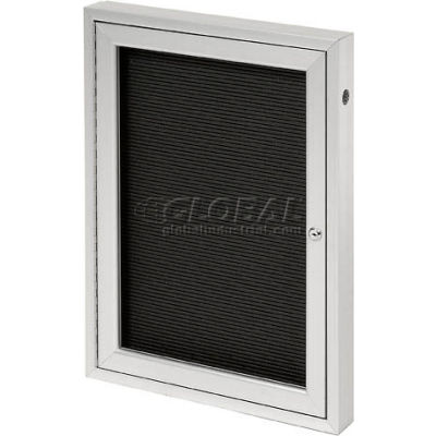 United Visual Products One-Door Outdoor Letter Board - 18"W x 24"H