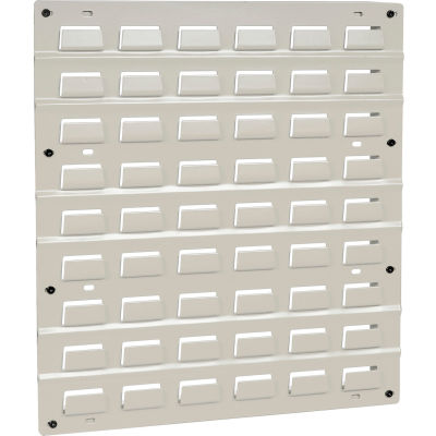 Global Industrial Steel Louver Panel, 18"W, Tan