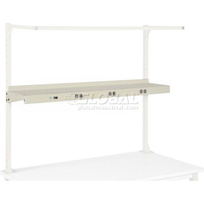 Global Industrial Steel Shelf, 96"W x 12"D, Tan
