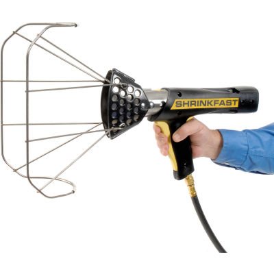 Shrinkfast Heat Gun w/ Safety Cage Assembly, Safety Trigger & Storage Case
