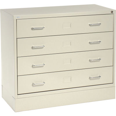 Multimedia Stackable Storage Cabinet - Light Gray