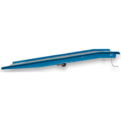 Bluff® 20SYS8436L Steel Yard Ramp Forklift Dock Ramp 36'Lx84"W 20,000 Lb. with Ramp Clamps