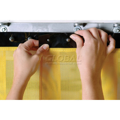 Replacement Aleco® Air-Flex® Yellow Insect Barrier Strip 400718 8"W x 8'H