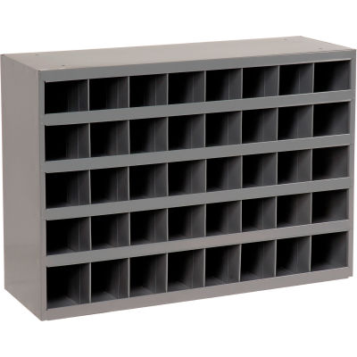 Durham Steel Storage Parts Bin Cabinet 359-95 Open Front - 40 Compartments