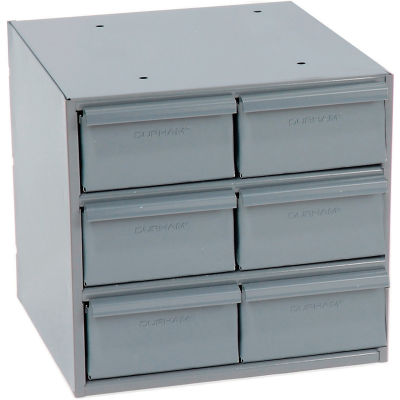Durham Steel Storage Parts Drawer Cabinet 001-95 - 6 Drawers
