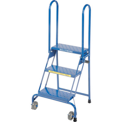 3 Step Lock-N-Stock Folding Ladder - LS3247