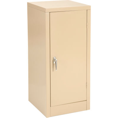 Compact Storage Cabinet 18x18x42 Tan