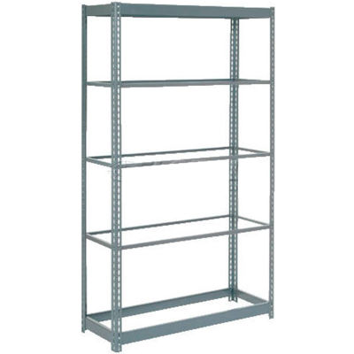 Global Industrial™ Heavy Duty Shelving 36"W x 24"D x 60"H With 5 Shelves - No Deck - Gray