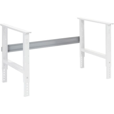 Global Industrial™ Workbench Steel Stringer For C Channel Adj Leg & Fixed Height, 48"W, Gray