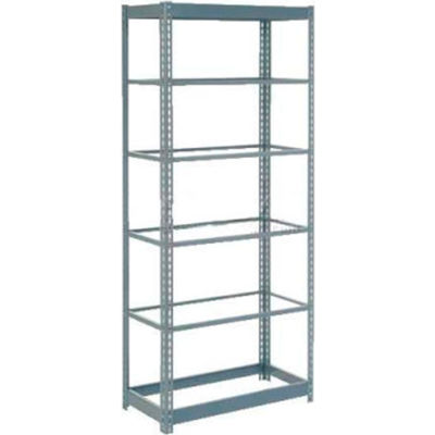 Global Industrial™ Heavy Duty Shelving 36"W x 24"D x 84"H With 6 Shelves - No Deck - Gray