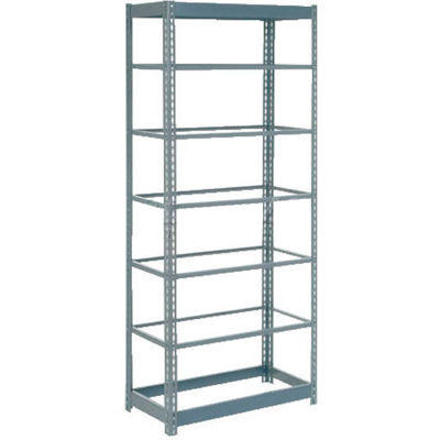 Global Industrial™ Heavy Duty Shelving 36"W x 24"D x 96"H With 7 Shelves - No Deck - Gray