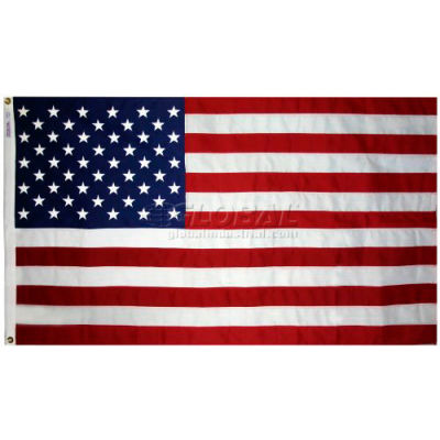 5' x 8' Tough-Tex® US Flag with Sewn Stripes & Embroidered Stars 