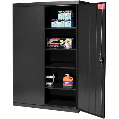 Sandusky Elite Series Storage Cabinet EA4R462472 - 46x24x72, Black