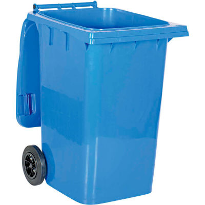 Mobile Trash Can - 95 Gallon Blue - TH-95-BLU