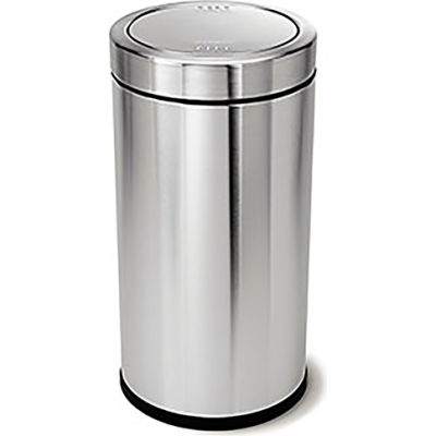 Simplehuman® Stainless Steel Swing Top Trash Can, 14-1/2 Gallon