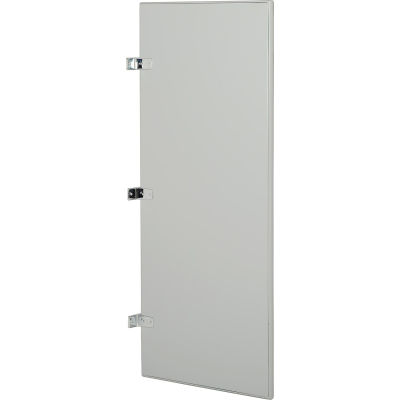 Steel Urinal Screen with Wall Mounting Brackets - 18"W (Gray)