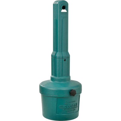 Global Industrial Green Outdoor Ashtray - 1-1/2 Gallon