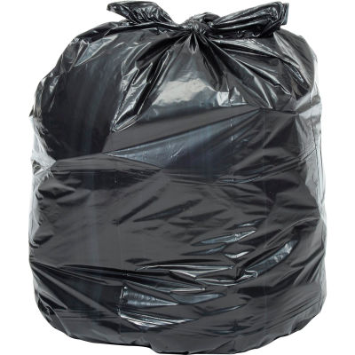 Global Industrial™ Heavy Duty Black Trash Bags - 20-30 Gal, 1.5 Mil, 100 Bags/Case