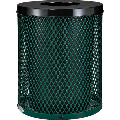 Global Industrial™ Thermoplastic Coated 32 Gallon Mesh Receptacle w ...