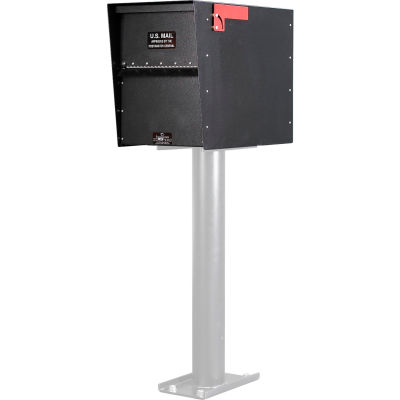 Jayco Standard Rear Access Heavy Duty Letter Locker Mailbox Black