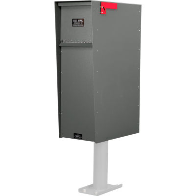 Jayco Supreme Rear Access Aluminum Letter Locker Mailbox Gray