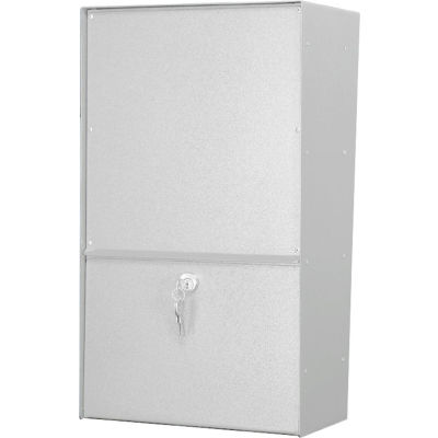 Jayco Wall Mount Vertical Rear Access Letter Locker Mailbox White