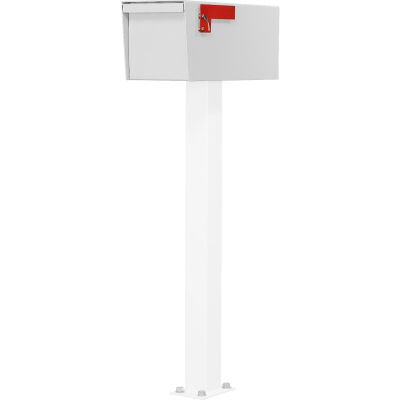 Jayco Residential Non-Locking Front and Rear Access Letter Locker Mailbox White