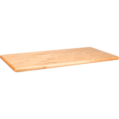 Global Industrial ADA Locker Room Bench Top, Hardwood, 42"W x 20"D x 1-1/4"Thick