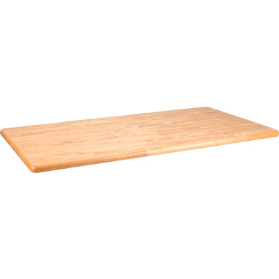 Global Industrial ADA Locker Room Bench Top, Hardwood, 48"W x 24"D x 1-1/4"Thick