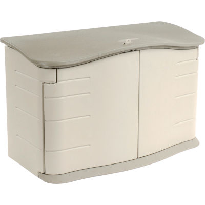 Rubbermaid Horizontal Storage Shed FG374801OLVSS, 4'7"W X 2'4"D X 3'H